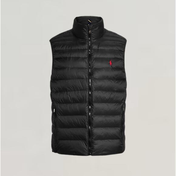 NWT Polo Ralph Lauren Men's Colden Packable Vest Sz Large Lightweight Black - Picture 6 of 11